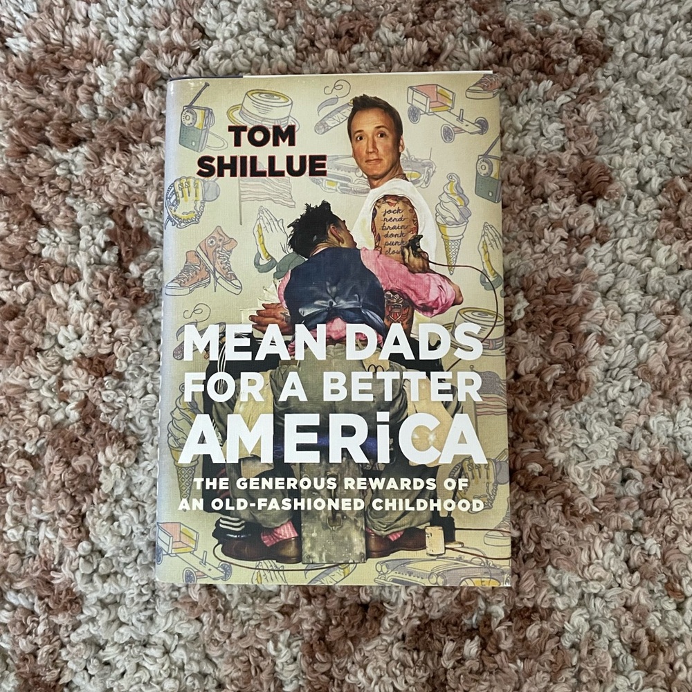 Mean Dads for a Better America Book by Tom Shillue. Fathers Day New Dad gift